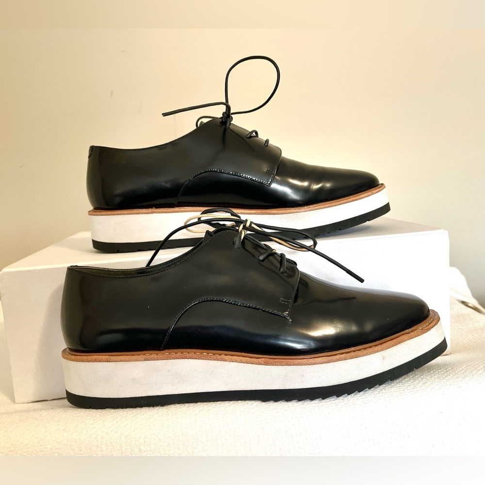 Vince lace up platform shoes